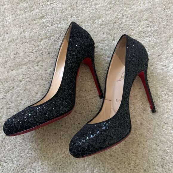 Christian Louboutin Glitter High Heel - Picture 3 of 3
